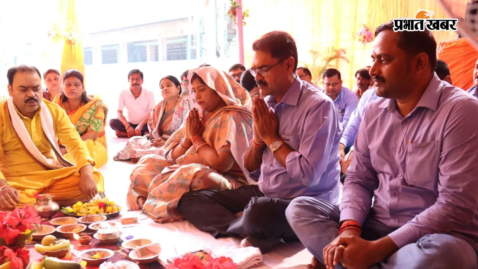 जिंदल स्टील पतरातू में धूमधाम से मनाई गई विश्वकर्मा पूजा