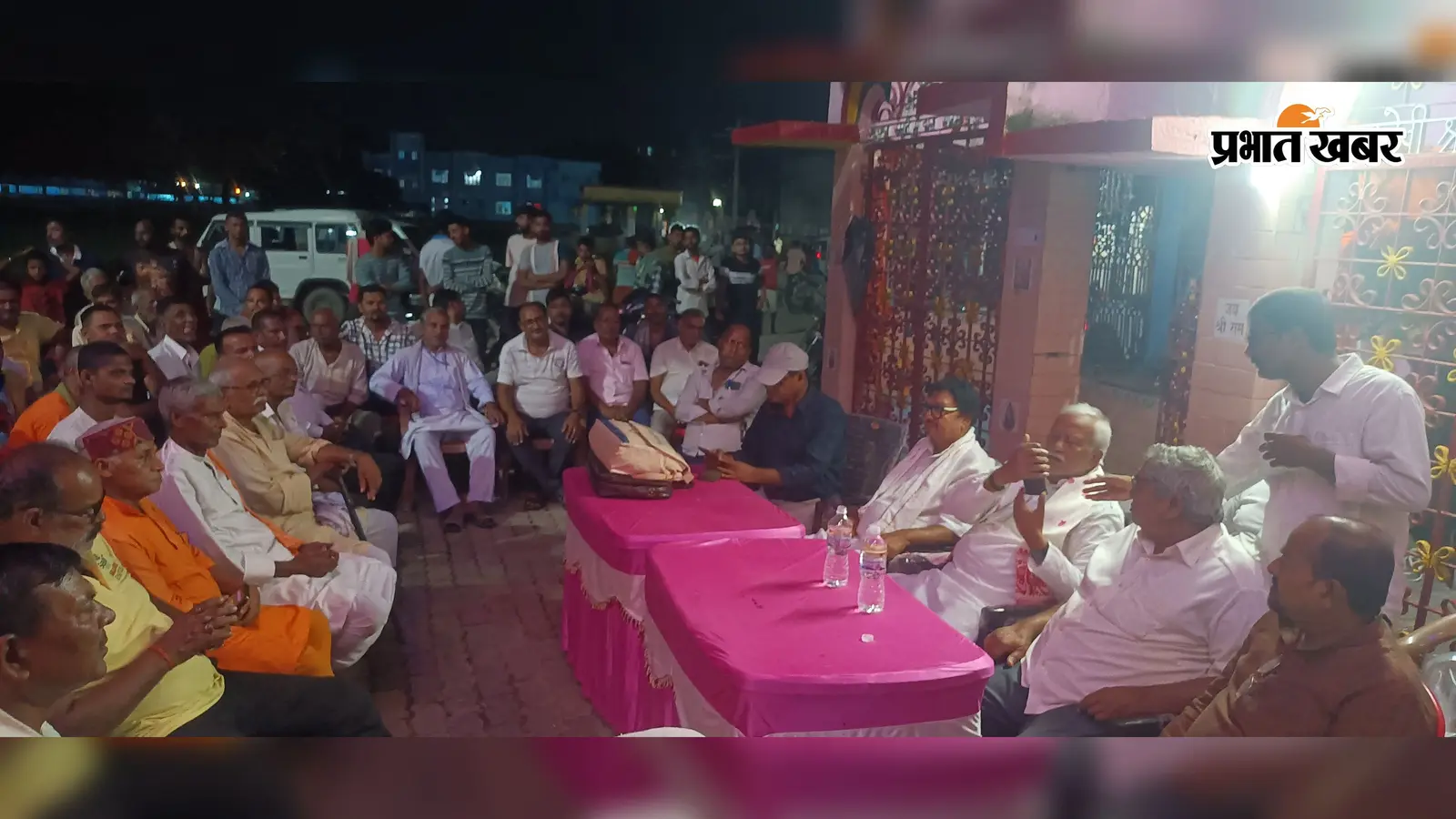 चौसा के दुर्गा मंदिर मैदान में नहीं रुकेगा विकास, जलजमाव का होगा स्थायी समाधान