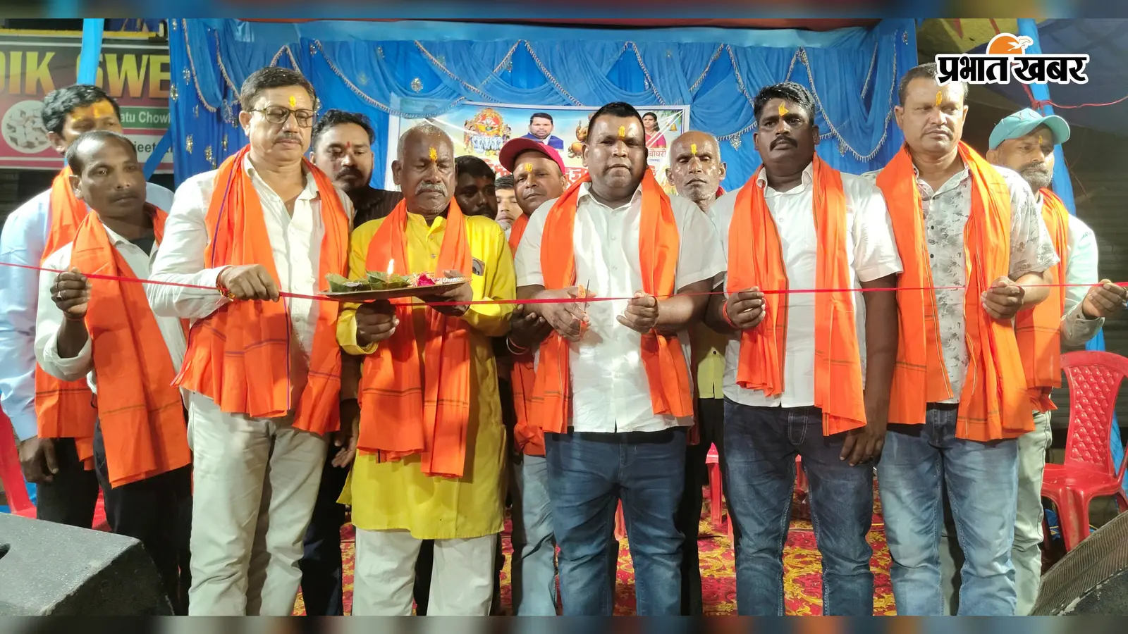 दुलमी में विश्वकर्मा पूजा पर भक्ति जागरण, बिजली समस्या दूर करने के लिए मंदिर में लगेगा इनवर्टर