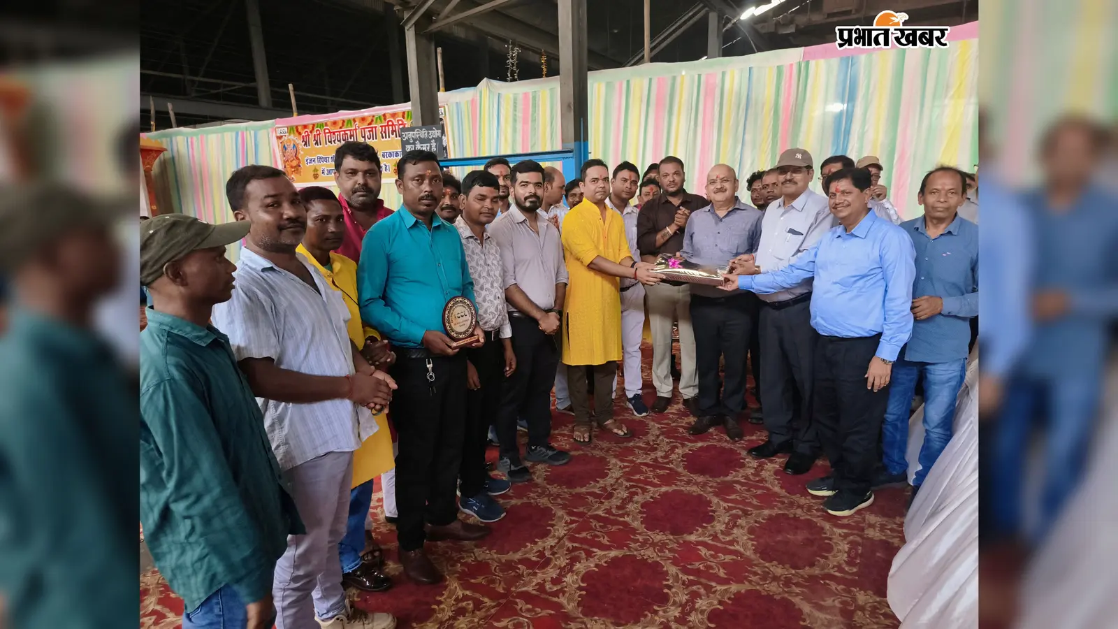 विश्वकर्मा पूजा पर केंद्रीय कर्मशाला बरकाकाना के 11 कर्मी सम्मानित, डायनमोमीटर की भी मिली मंजूरी