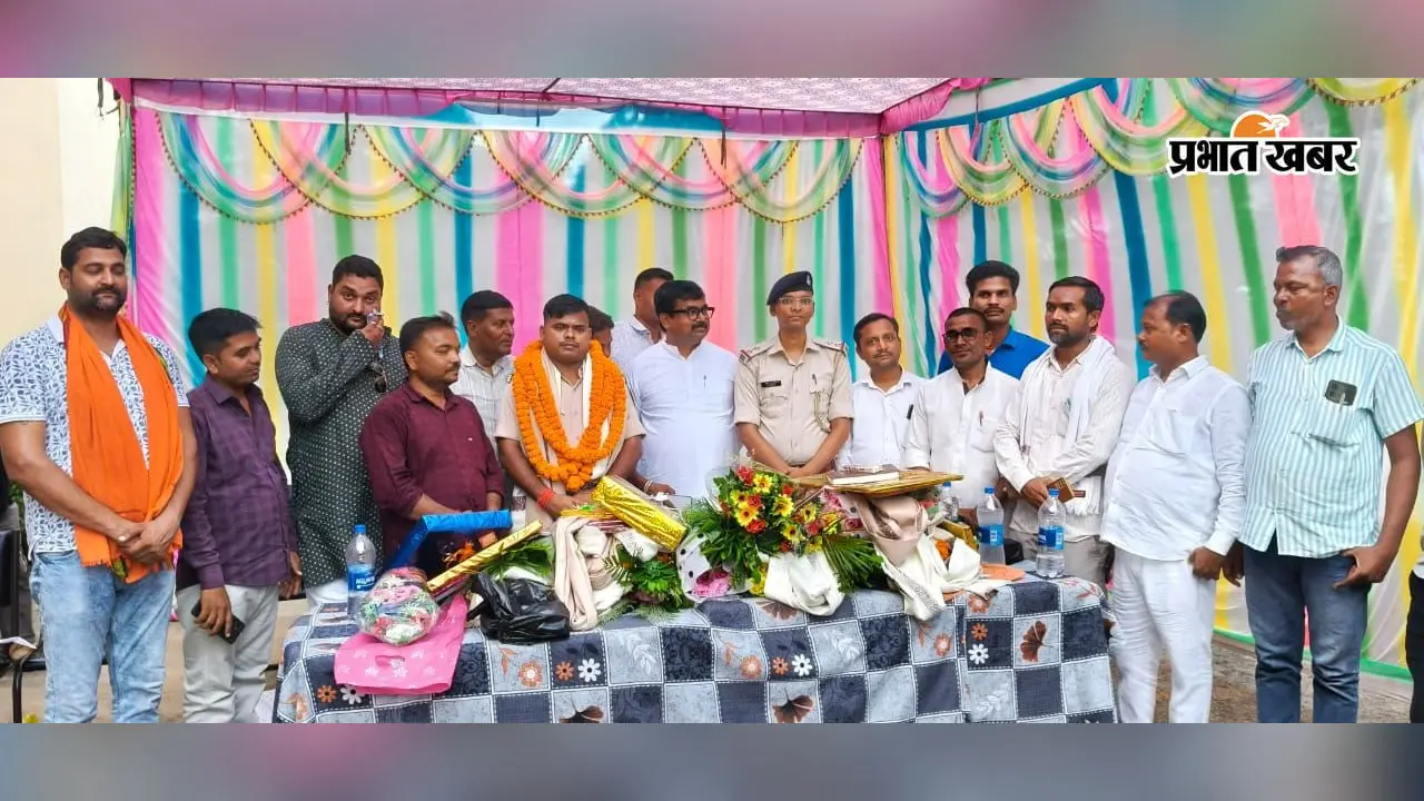 केतार में थाना प्रभारी का विदाई-सह-स्वागत समारोह आयोजित
