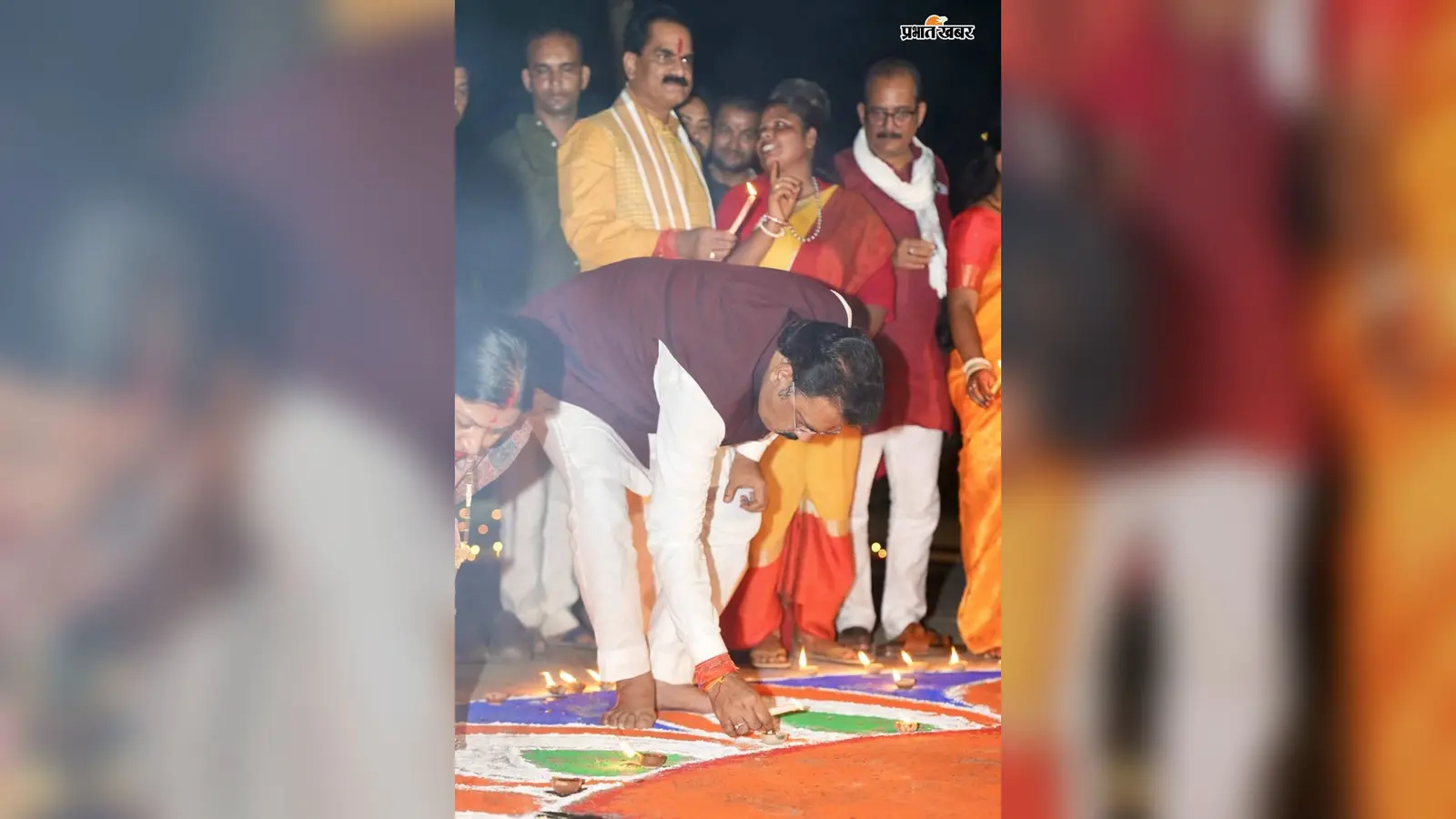 दरभंगा में ‘आशीर्वाद का दीया’ कार्यक्रम, प्रदेश अध्यक्ष संजय सरावगी और सांसदों ने जलाया दीप