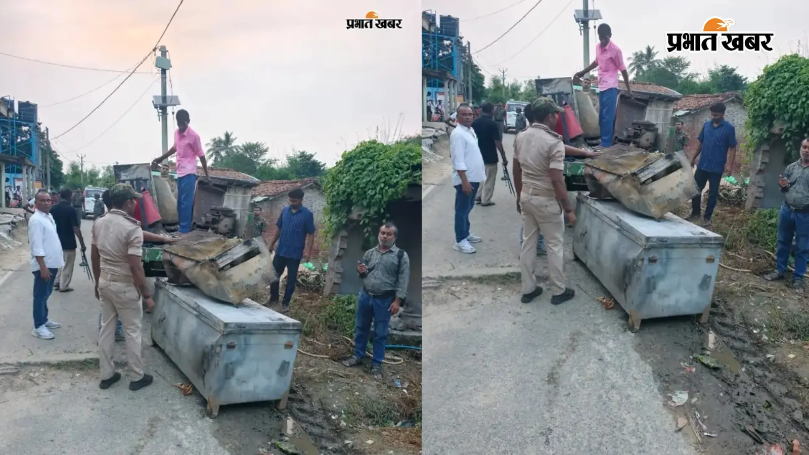 सीतामढ़ी: कोर्ट के आदेश पर ऐजाज के घर कुर्की-जब्ती, फायरिंग मामले में पुलिस का एक्शन