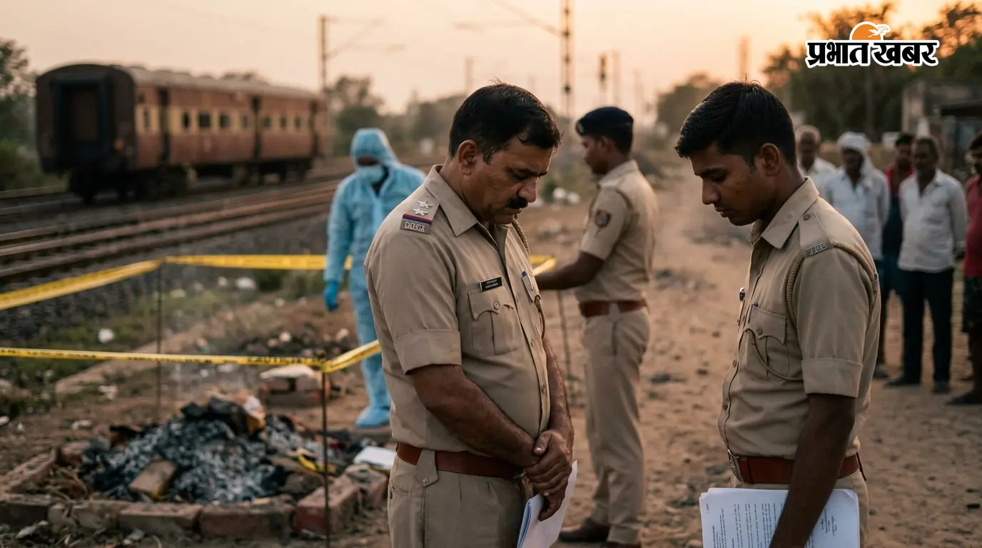 चलती ट्रेन में युवक की हत्या: पहचान से पहले जला दिया शव, 72 घंटे का एसओपी नहीं मानने पर दारोगा-सिपाही निलंबित