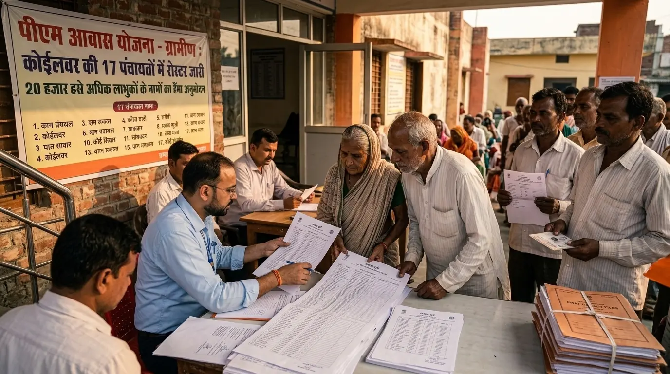 पीएम आवास योजना: कोईलवर की 17 पंचायतों में रोस्टर जारी, 20 हजार से अधिक लाभुकों के नामों का होगा अनुमोदन