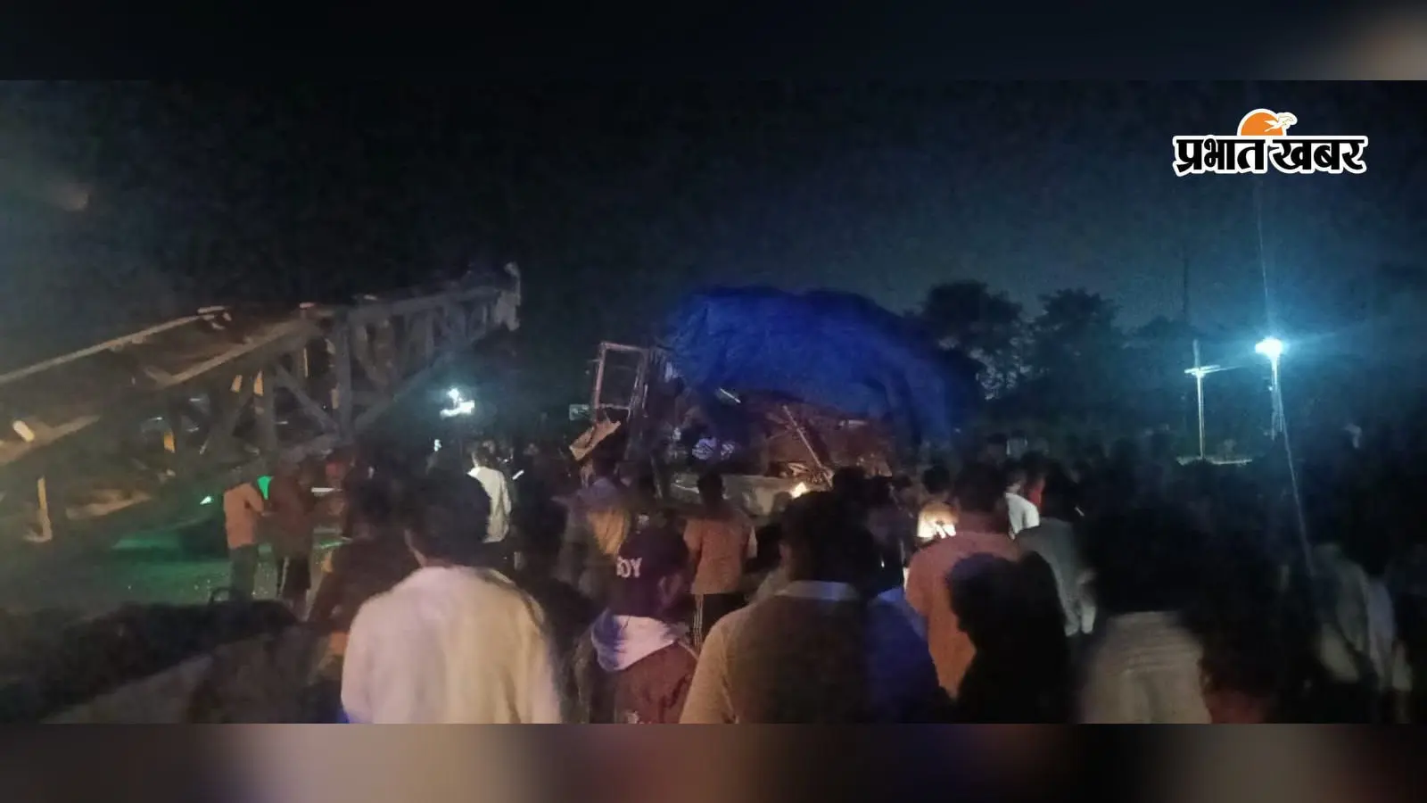 खड़ी ट्रक में पीछे से ट्रक चालक़ ने मारी टककर, एक की मौत