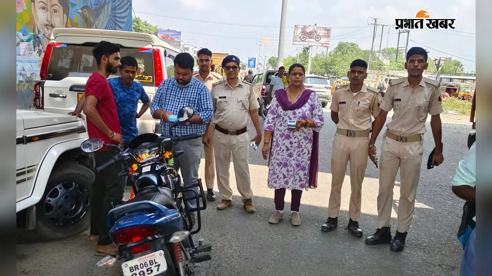 नाबालिग को बाइक देना पड़ेगा भारी, हाजीपुर में तीन मामलों में 75 हजार जुर्माना