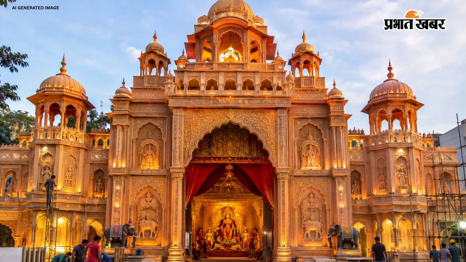 Ranchi Durga Puja 2026: हरमू पंच मंदिर में बनेगा 75 फीट ऊंचा राजस्थानी शैली का भव्य पंडाल