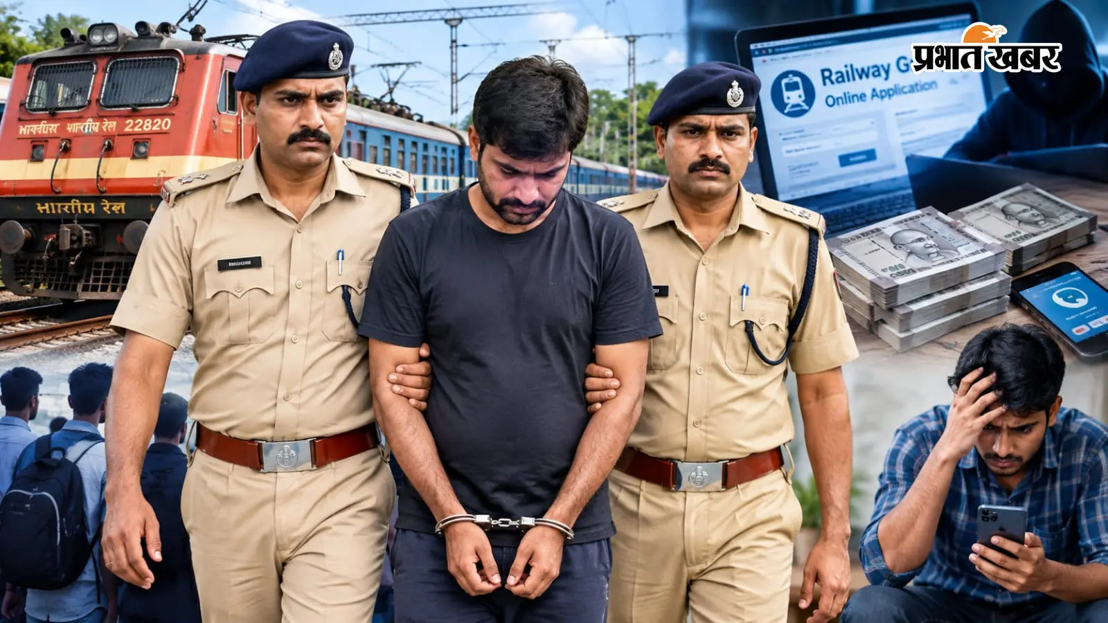 रेलवे ग्रुप डी में नौकरी के नाम पर 7.66 लाख की ठगी, फर्जी नियुक्ति पत्र देकर फरार हुआ आरोपी गिरफ्तार