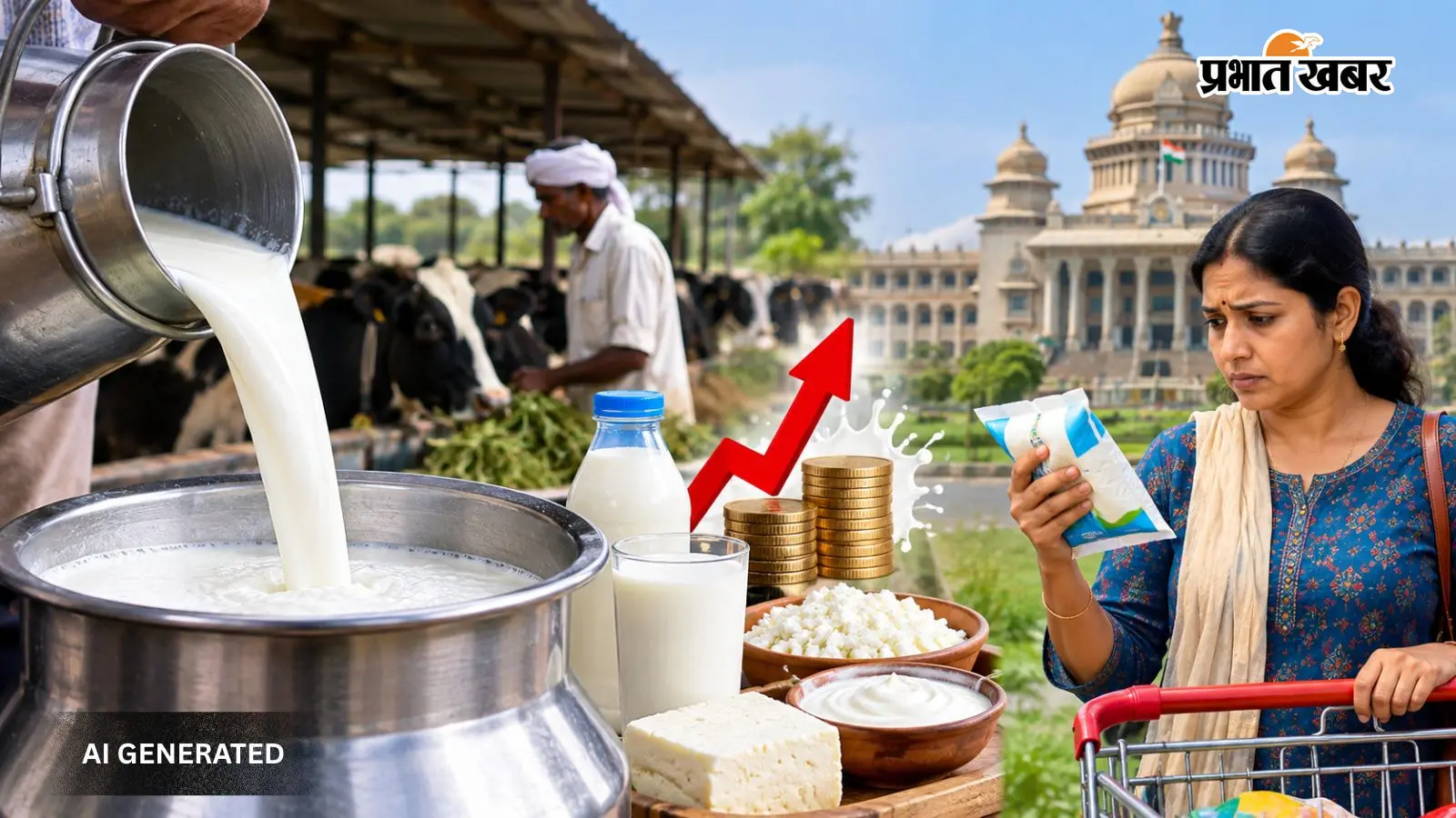 त्योहारों से ठीक पहले ₹8 महंगा हो सकता है दूध, कर्नाटक सरकार को 3 दिन का अल्टीमेटम