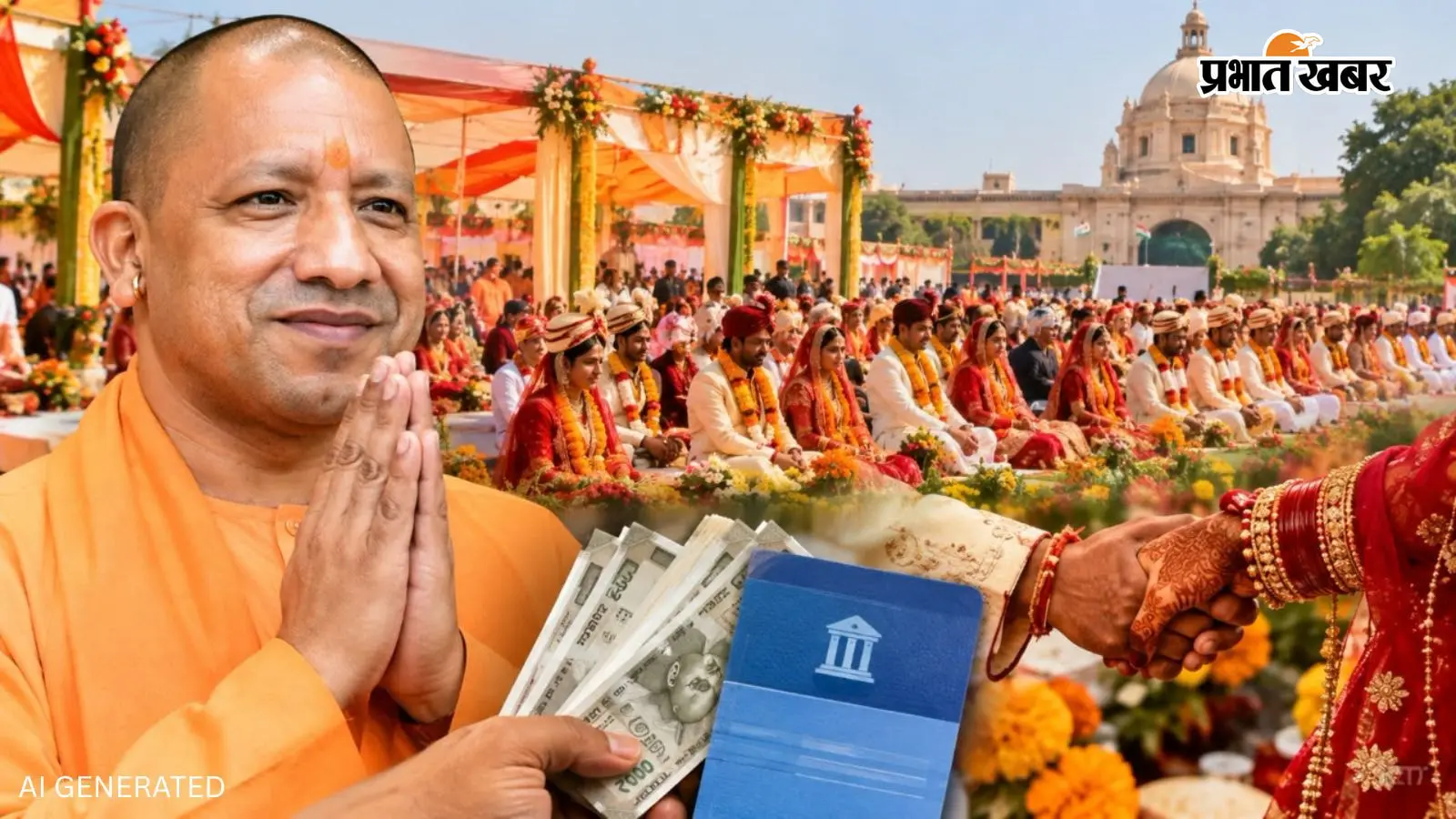 UP Marriage Scheme: बेटियों की शादी पर योगी सरकार का बड़ा तोहफा! 51 हजार की जगह अब मिलेंगे 1 लाख, आय सीमा भी बढ़ी, जाने पूरा प्रोसेस