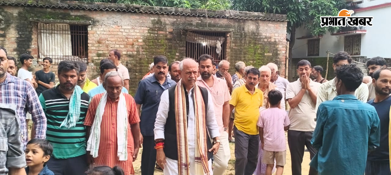 सांत्वना देने अतरसन गांव पहुंचे सांसद सिग्रीवाल | Prabhat Khabar Network
