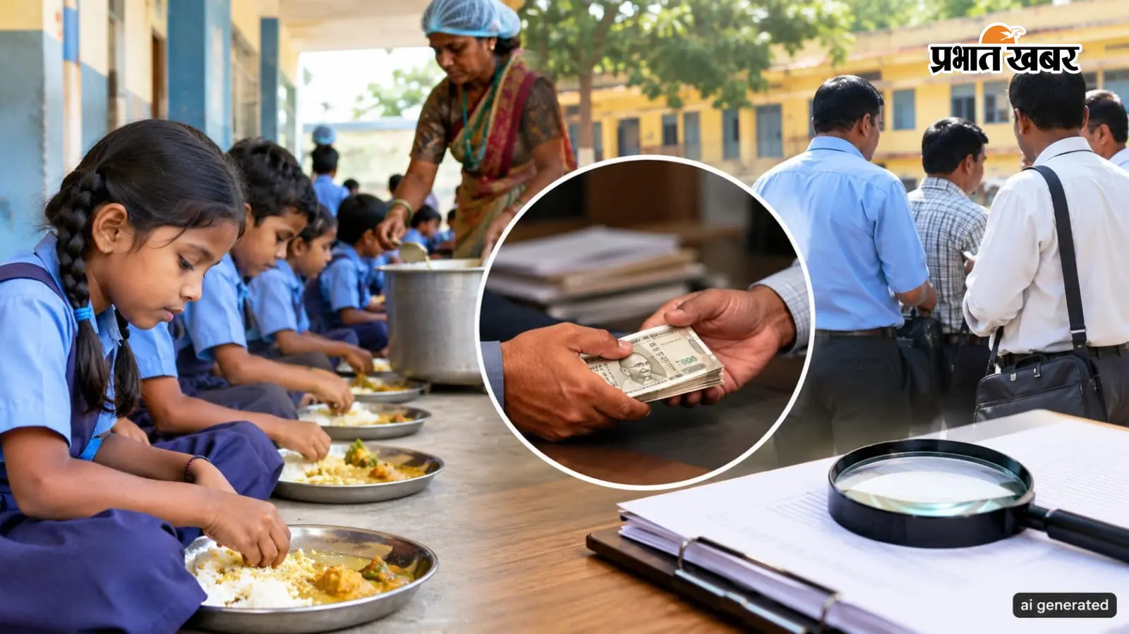 हजारीबाग में मिड-डे मील के सोशल ऑडिट पर सवाल, चौपारण में शिक्षकों से वसूली का आरोप