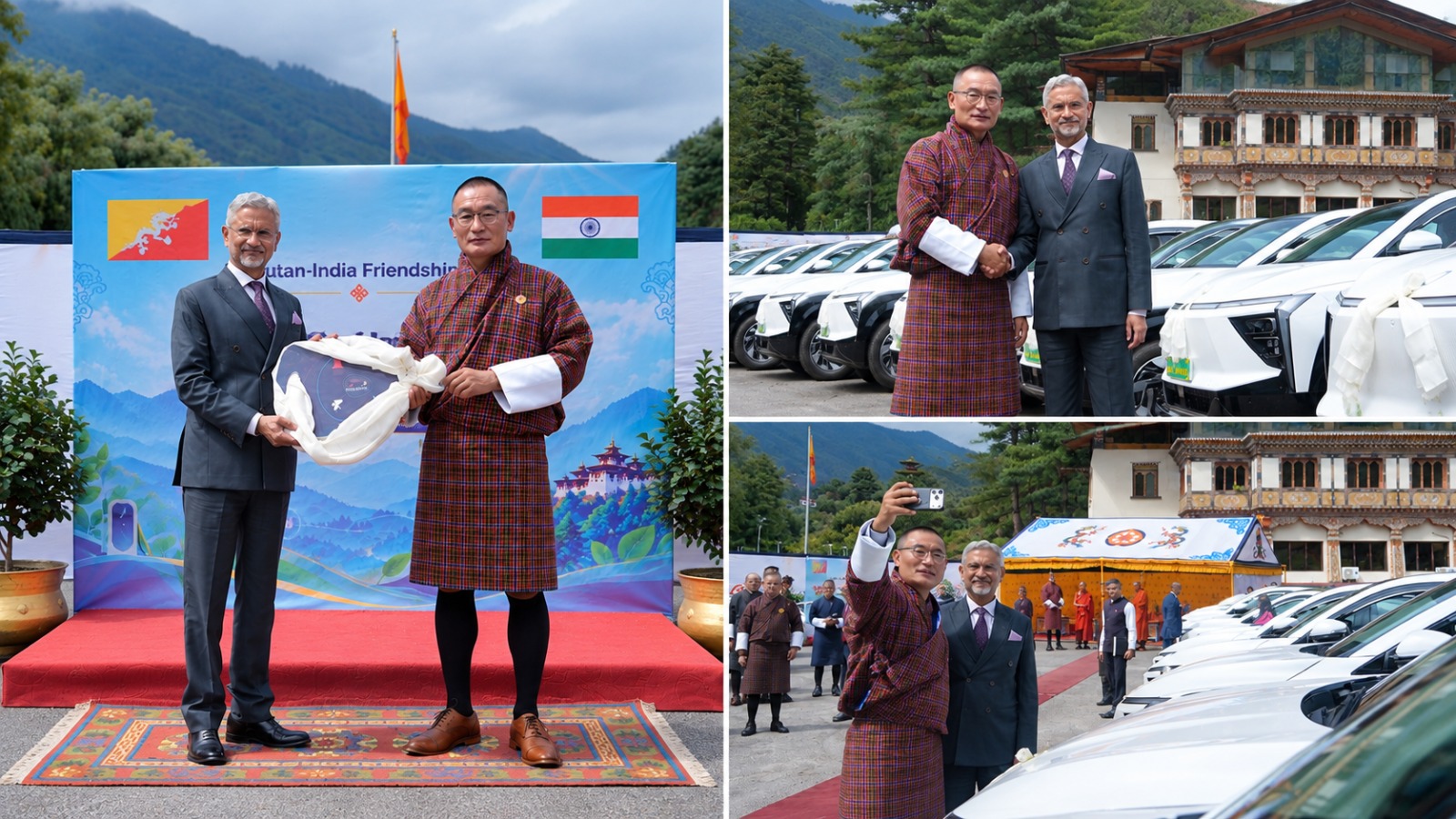 भारत ने थिम्पू में भूटान के PM शेरिंग टोबगे को 54 Mahindra XEV 9e इलेक्ट्रिक SUVs सौंपी