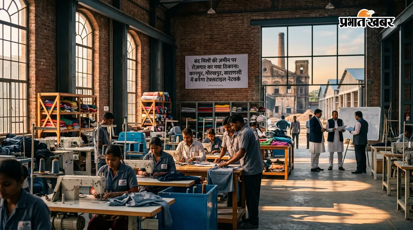 UP में बंद पड़ी मिलों की जमीन पर बसेगा रोजगार का नया ठिकाना! इन जिलों में बनेगा बड़ा टेक्सटाइल नेटवर्क, जानें किन शहरों की बदलेगी तस्वीर