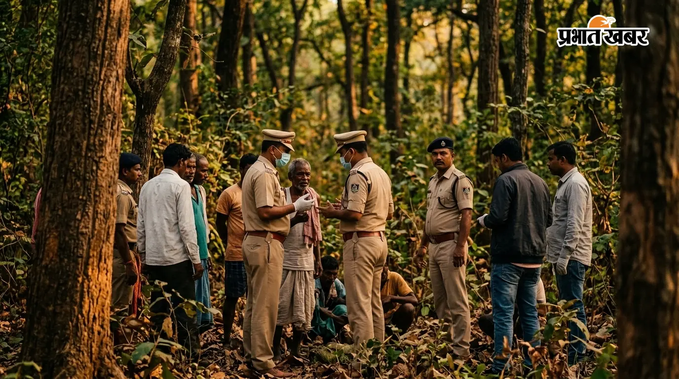 चंदनकियारी के रांगामटिया जंगल में युवक का शव मिलने से सनसनी, मौत की परिस्थितियों की जांच में जुटी पुलिस