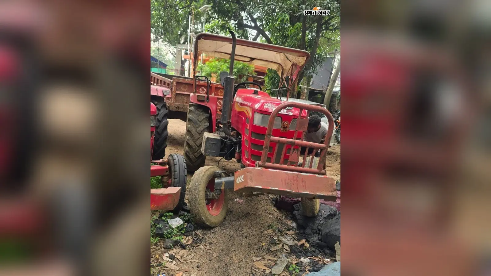 कुंवरपुर से चोरी ट्रैक्टर की तलाश में बंगाल तक छापेमारी, गोड्डा में मिला वाहन