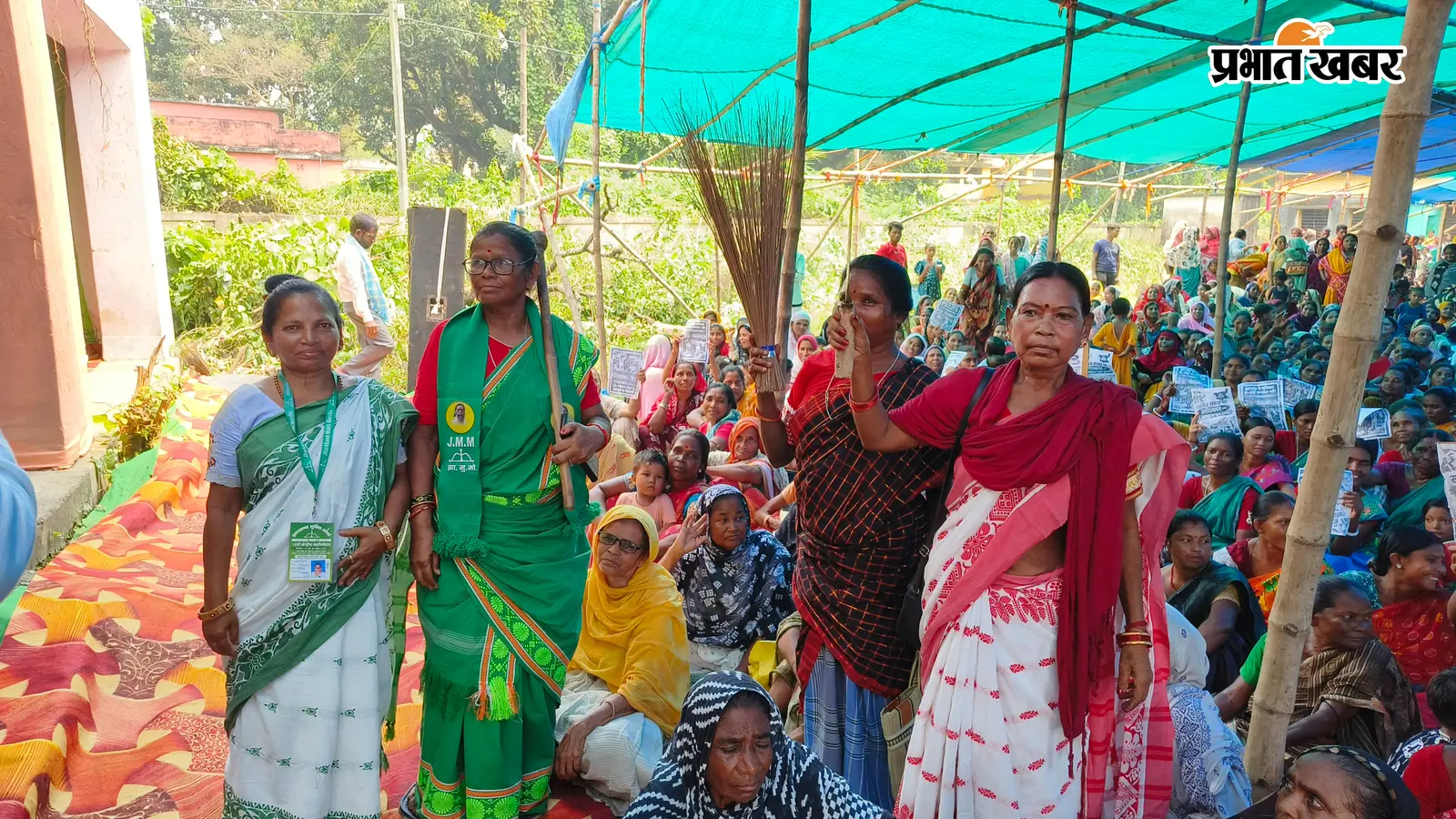 खनिज विधेयक के खिलाफ महेशपुर में झामुमो का हल्लाबोल, विधायक बोले- झारखंड के अधिकार से कोई समझौता नहीं