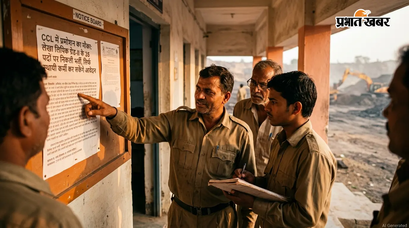 CCL कर्मियों के लिए प्रमोशन का सुनहरा मौका : लेखा लिपिक ग्रेड-II के 35 पदों पर भर्ती, 9 अक्टूबर तक करें आवेदन