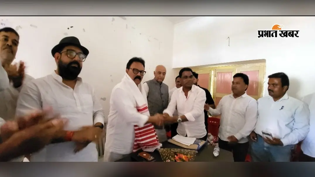छत्तीसगढ़ कांग्रेस की जिम्मेदारी मिलने पर सुखदेव भगत का हुआ स्वागत