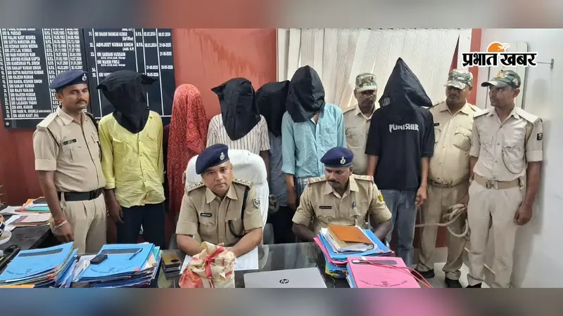 मनिहारी में डकैती की साजिश का पुलिस ने किया खुलासा, छह गिरफ्तार