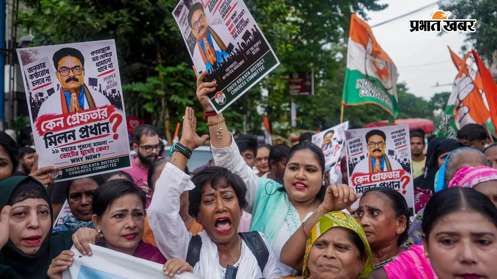 Video : नंदीग्राम उम्मीदवार की गिरफ्तारी पर भड़की कांग्रेस, सड़कों पर उतरे कार्यकर्ता