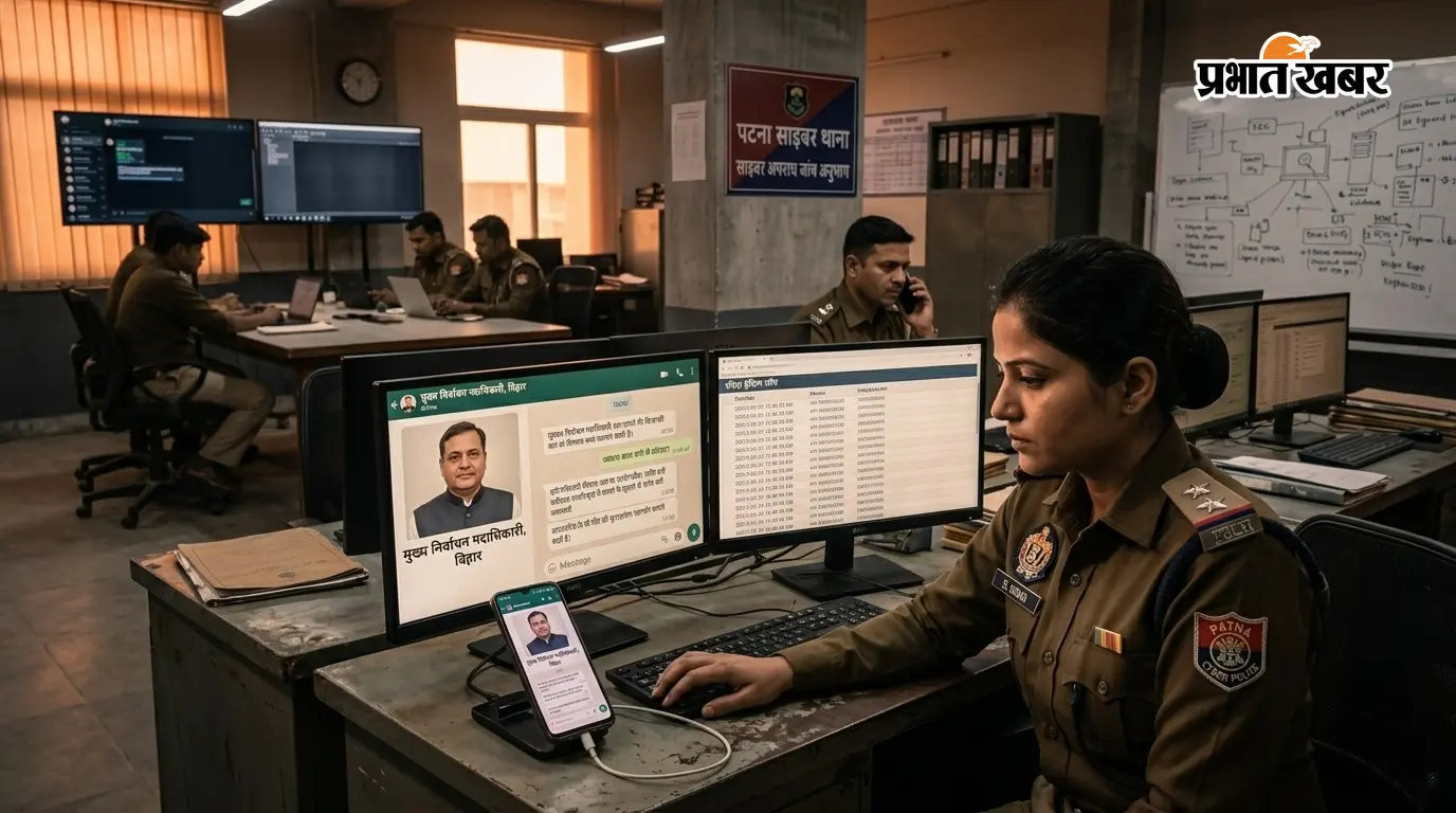 बिहार के मुख्य निर्वाचन पदाधिकारी के नाम और DP से बना फर्जी WhatsApp: अधिकारियों को भेजे जा रहे संदेश, पटना साइबर थाना में जांच शुरू