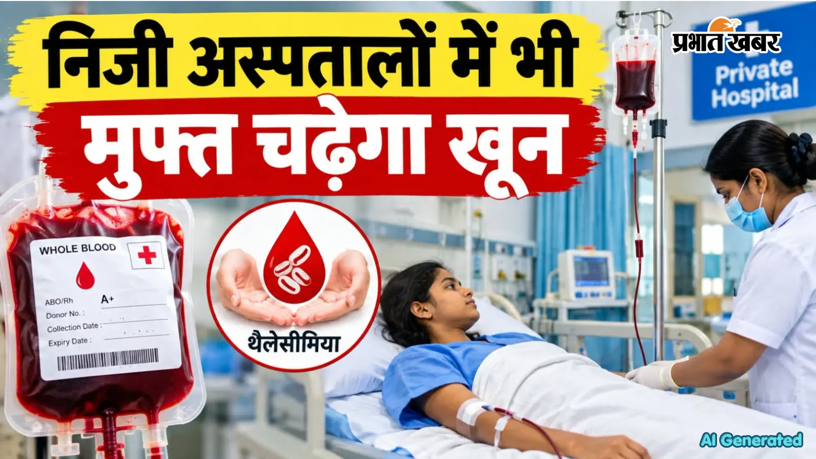 झारखंड में निजी अस्पतालों में भी मुफ्त चढ़ेगा खून, आयुष्मान-अबुआ कार्ड से मिलेगा लाभ