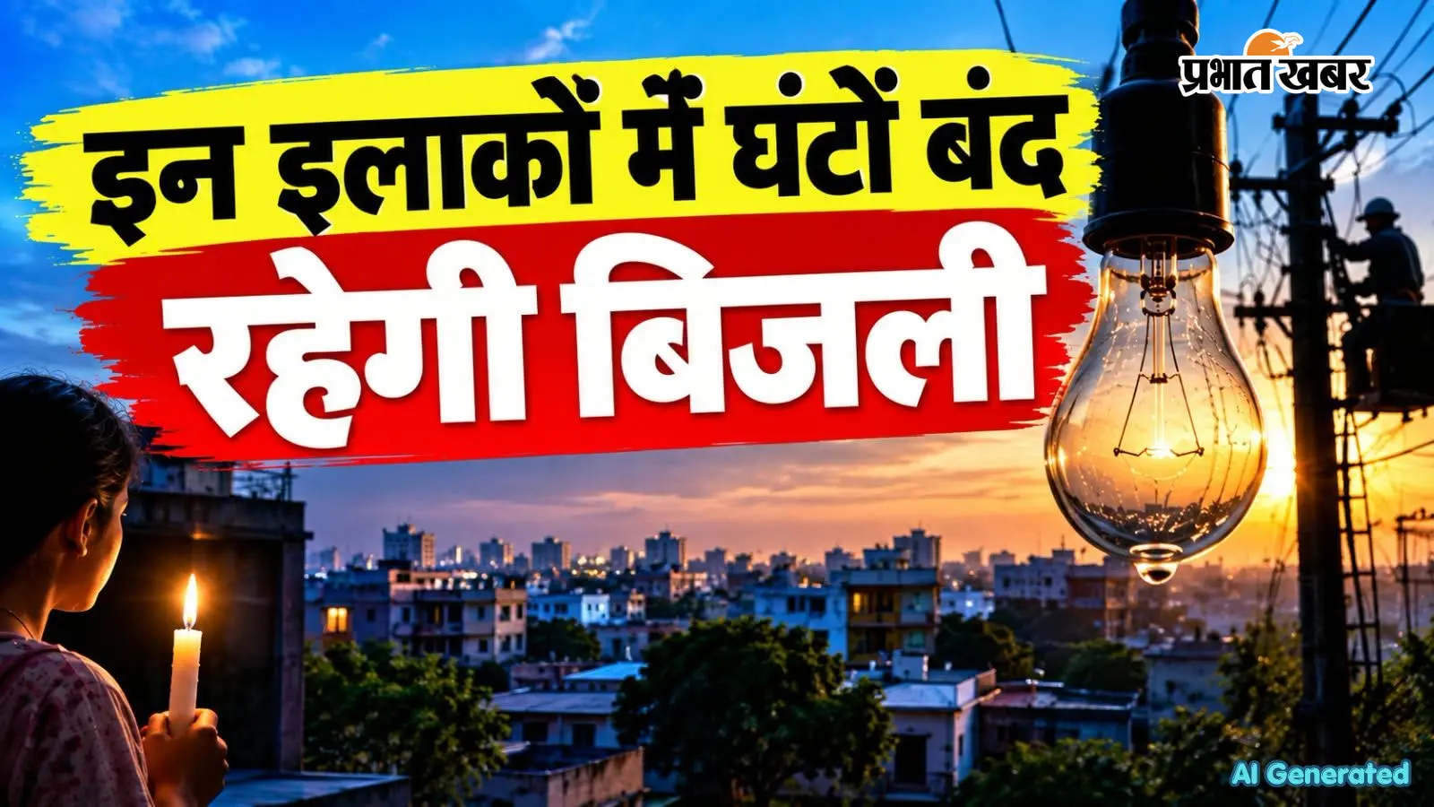 रांची के कई इलाकों में बिजली आपूर्ति रहेगी बाधित, जानें अपने इलाके का समय