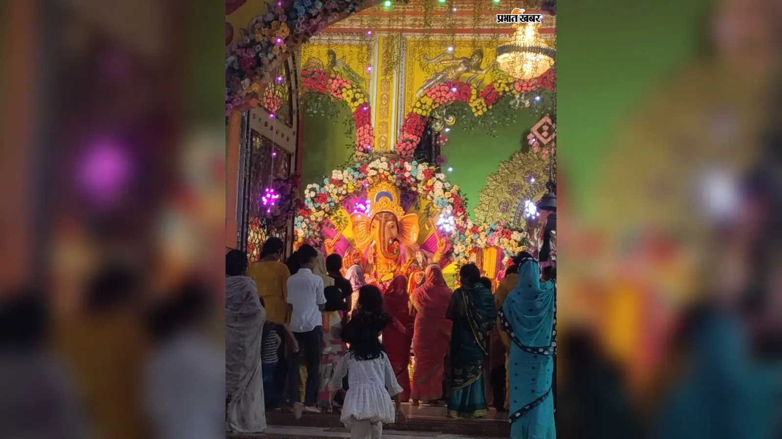 खूंटी में गणपति महोत्सव की धूम, महादेव मंडा में उमड़ रही श्रद्धालुओं की भीड़