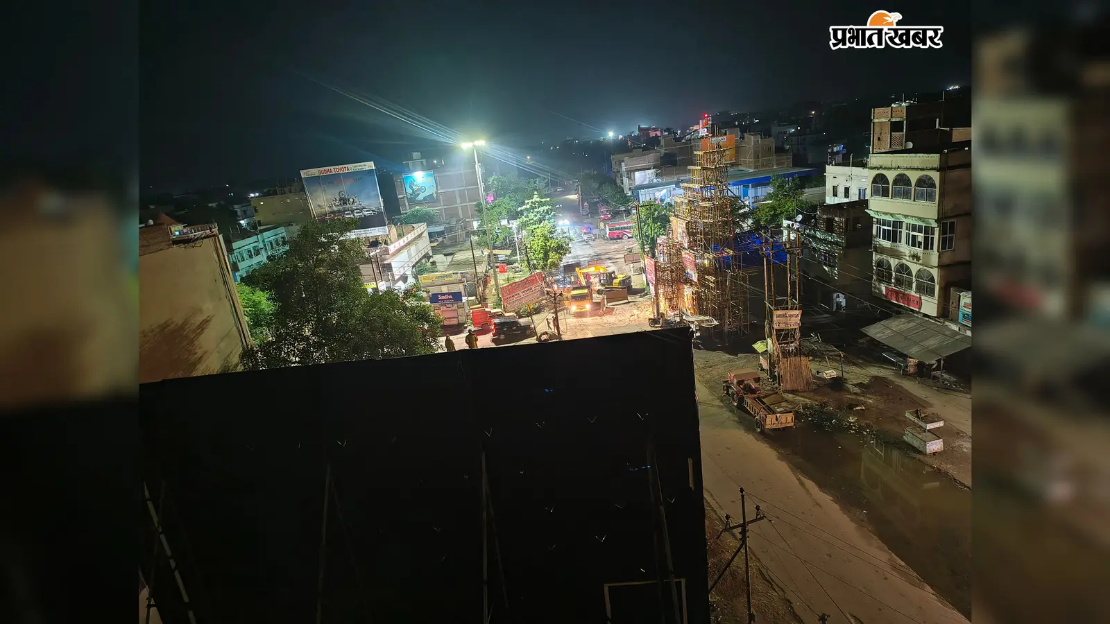 आरा में आधी रात गैस पाइपलाइन फटी, 112 पर सूचना से टला बड़ा हादसा, एक घंटे बाद बंद हुई सप्लाई