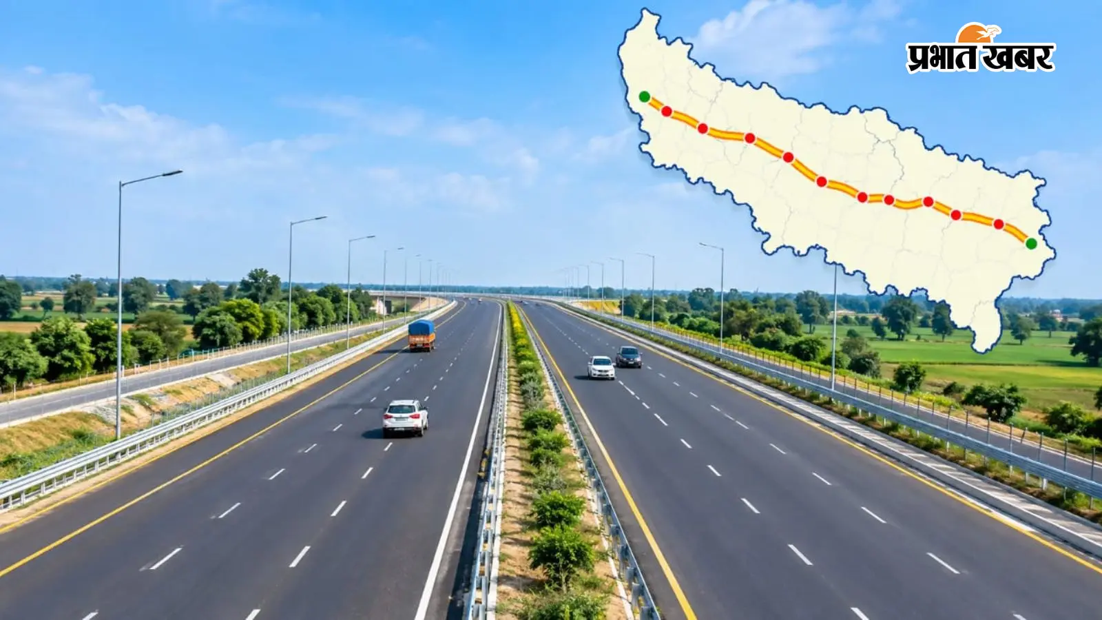 दिल्ली से गोरखपुर सिर्फ 8 घंटे में, शामली से 7.5 घंटे का सफर, यूपी में बन रहा 740 KM लंबा ग्रीनफील्ड एक्सप्रेसवे