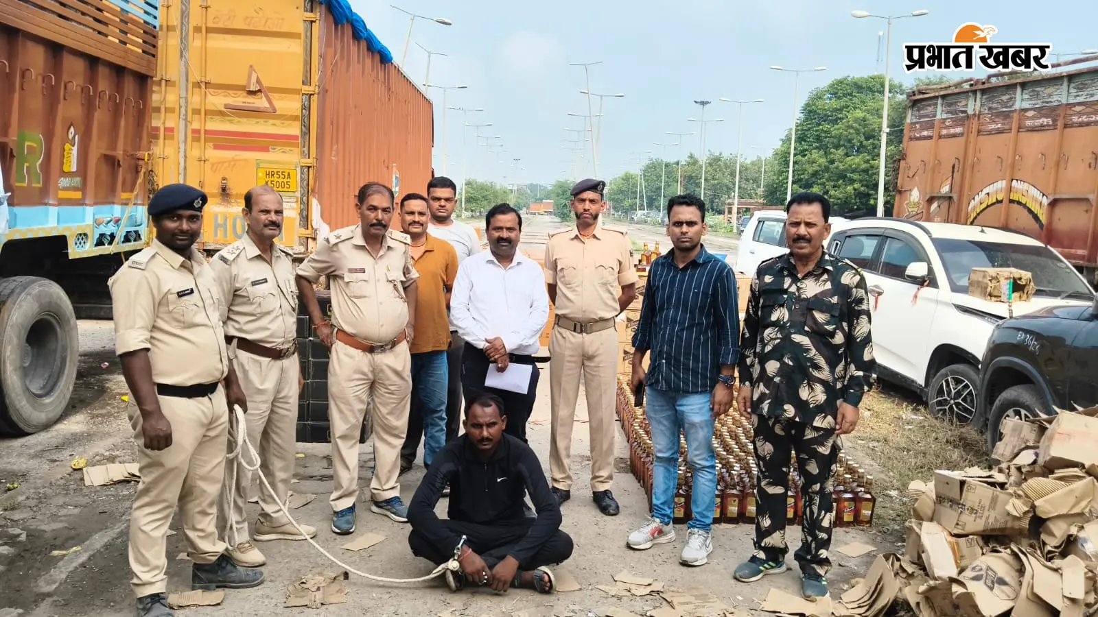हरियाणा से सुपौल ले जाई जा रही 80 लाख की शराब मोहनिया चेकपोस्ट पर जब्त, चालक गिरफ्तार