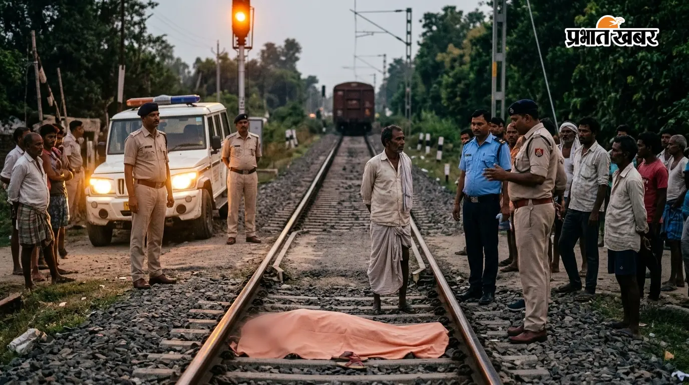 सिकटा: ट्रेन से कटकर अज्ञात महिला की मौत, ट्रैक पर मिला शव