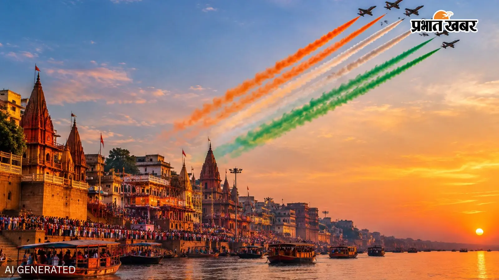 Varanasi Air Show: गंगा के ऊपर गरजेंगे 100+ लड़ाकू विमान, 20 लाख लोगों की नजरें रहेंगी आसमान पर, जानें कब दिखेगा ये भव्य नजारा