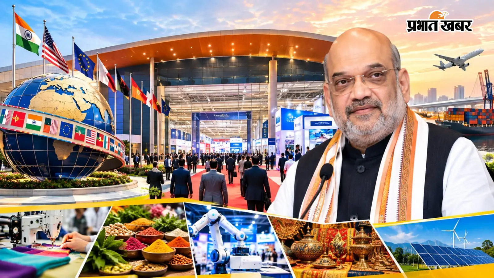 ग्रेटर नोएडा में 25 सितंबर से लगेगा इंटरनेशनल ट्रेड शो, अमित शाह करेंगे उद्घाटन, 5 देशों के खरीदार पहुंचेंगे