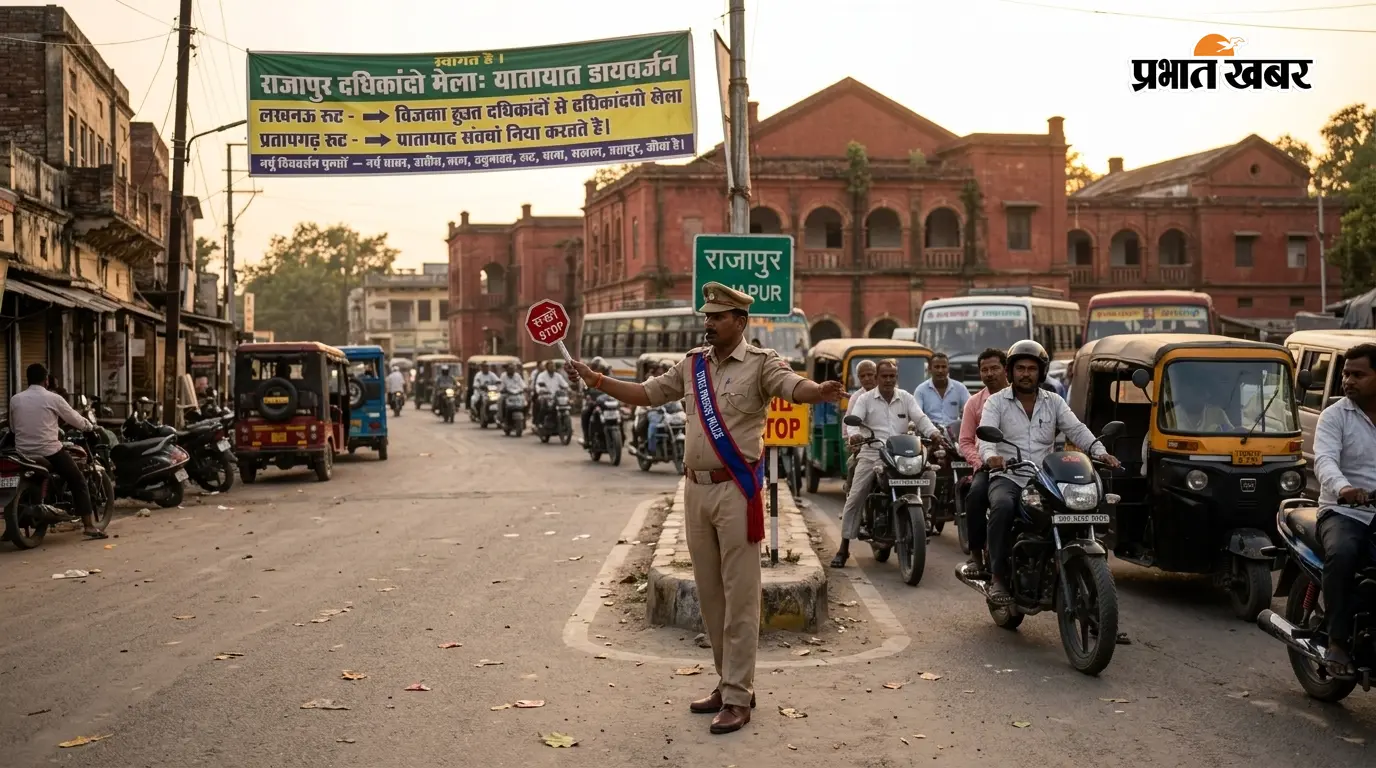 प्रयागराज में राजापुर दधिकांदो मेला: लखनऊ और प्रतापगढ़ रूट पर ट्रैफिक बदला, जानें नई व्यवस्था
