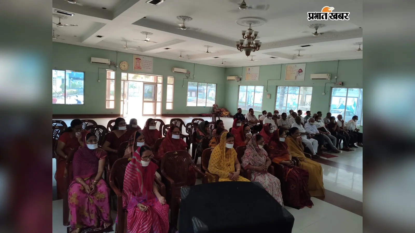 जैन गुरु आचार्य श्री तुलसी का 33वां पट्टोत्सव: गुलाबबाग में सामूहिक नवकार मंत्र और भजनों से गूंजा प्रज्ञा सभागार