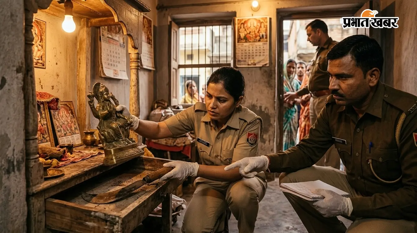 बेतिया में विधवा बच्ची देवी हत्याकांड का बड़ा खुलासा: पूजा घर में मूर्तियों के नीचे छिपा मिला दाब, जमीन विवाद में हुई थी हत्या