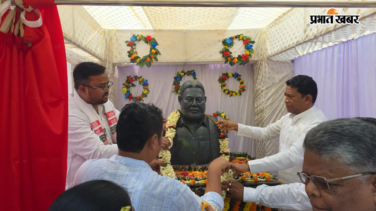 जॉर्ज तिर्की की प्रथम पुण्यतिथि पर श्रद्धांजलि, प्रतिमा का हुआ अनावरण