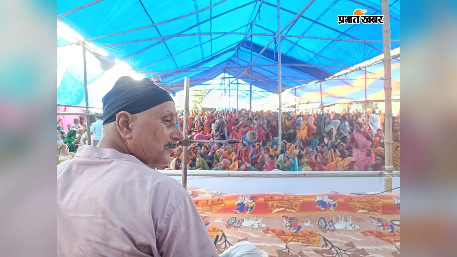 महिषी के पस्तवार में शिव परिचर्चा, भजन-कीर्तन के बीच सैकड़ों श्रद्धालुओं ने माना शिव को गुरु