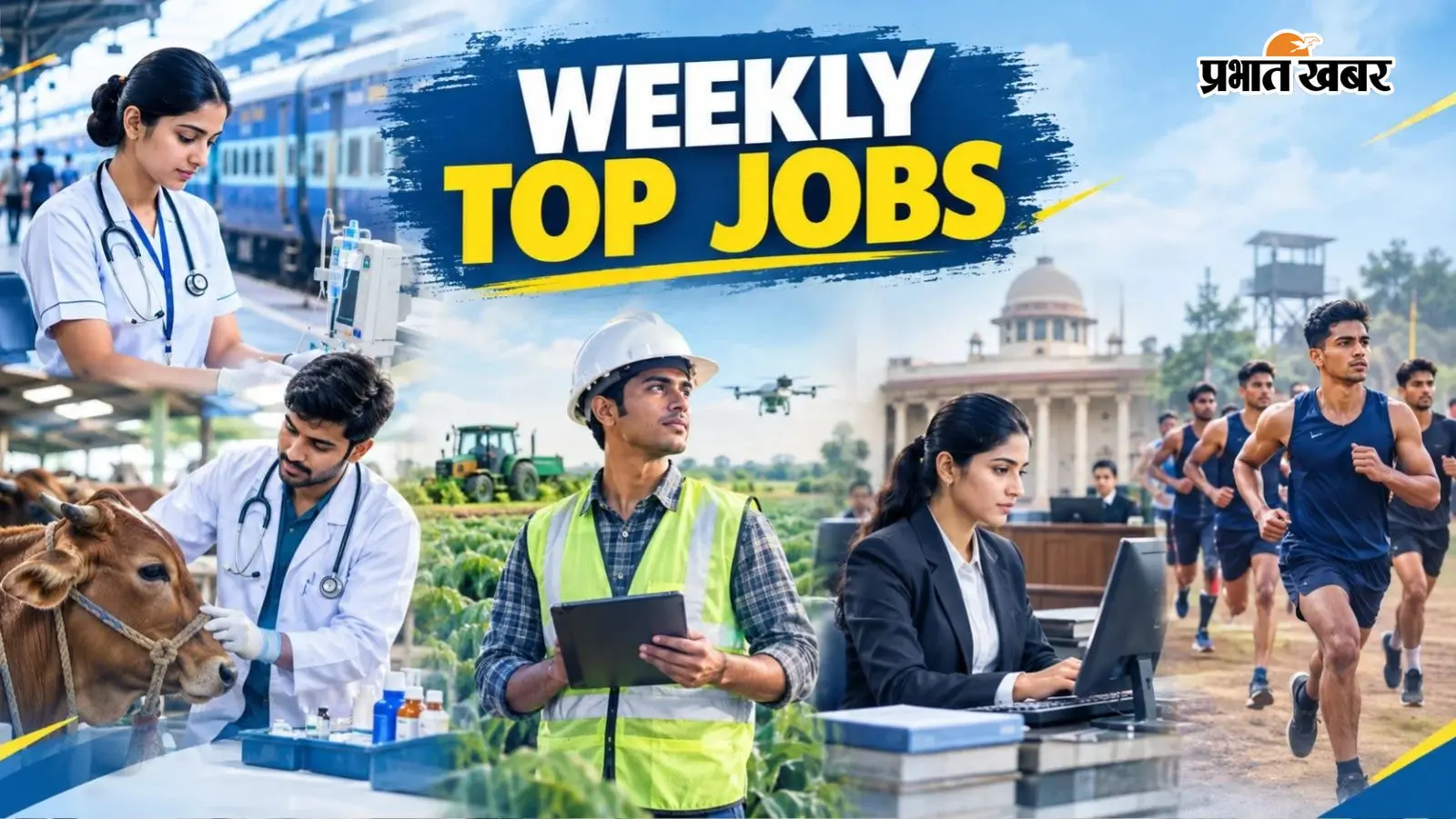 Weekly Top Jobs: इस हफ्ते इतनी सरकारी नौकरी, रेलवे से हाईकोर्ट तक कई भर्तियां