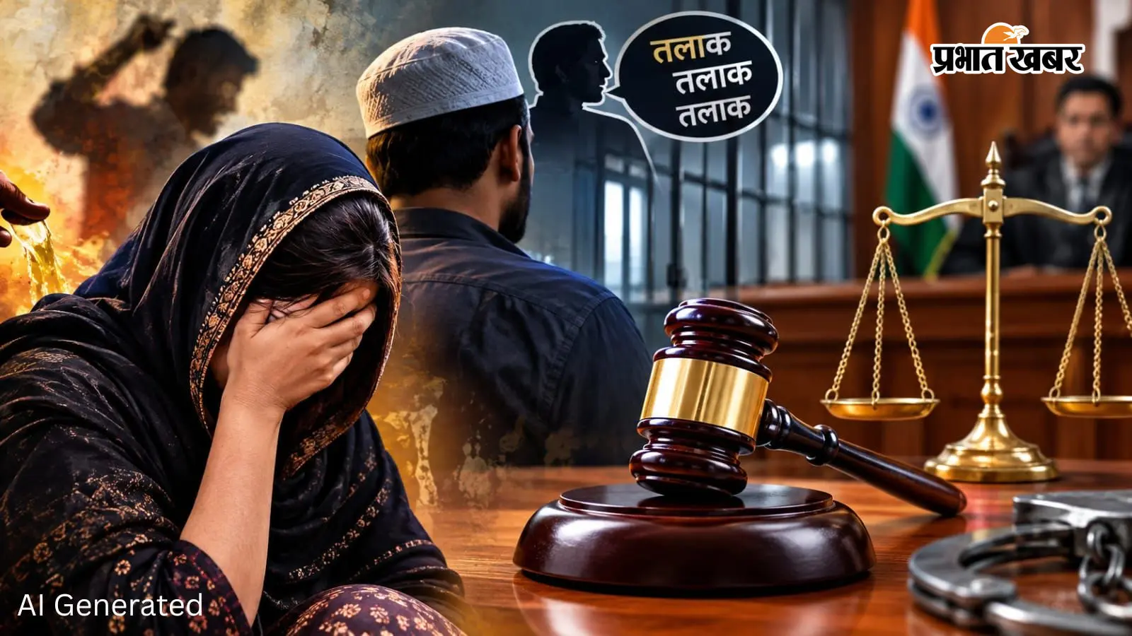 मुरादाबाद में तीन तलाक देने वाले पति को 5 साल की सजा, पत्नी पर तेजाब डालने का भी आरोप, कोर्ट ने सुनाया अहम फैसला