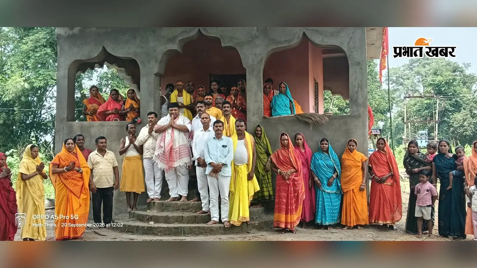 कलश यात्रा के साथ मां काली मंदिर की प्राण प्रतिष्ठा का शुभारंभ