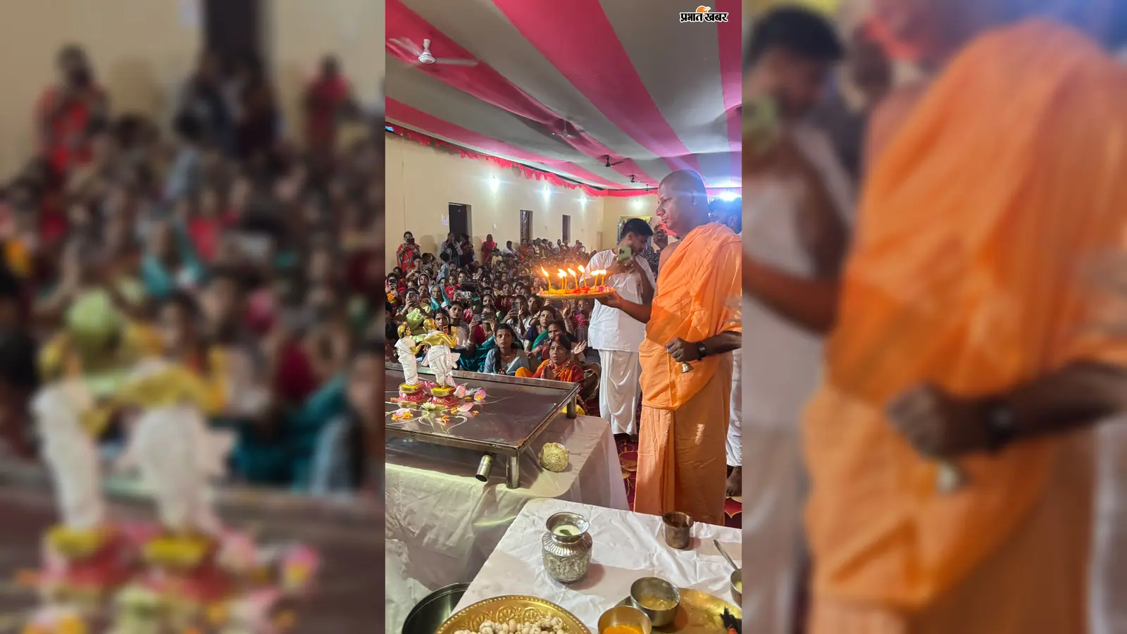 सिल्ली के राधारमण मंदिर में भक्तिमय माहौल में मना राधाष्टमी महोत्सव, राधा-कृष्ण के जयकारों से गूंजा परिसर