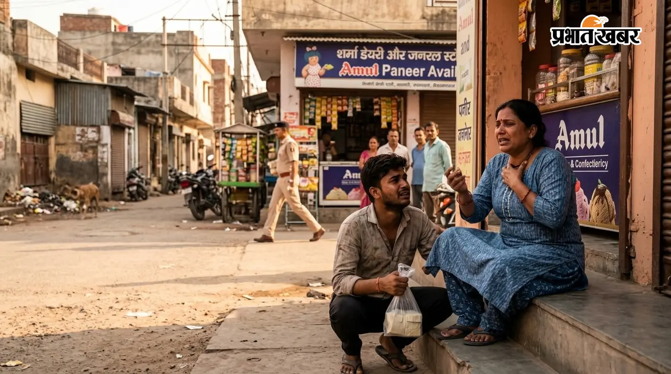 पति पनीर लेने क्या रुके, बदमाशों ने महिला के गले से सोने की चेन झपटकर हो गए फरार