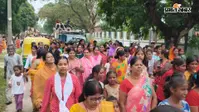वीरपुर में गणेश प्रतिमाओं का नगर भ्रमण के बाद विसर्जन, झांकी देखने उमड़ी लोगों की भीड़