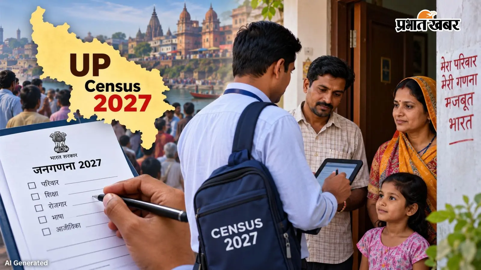 UP Census 2027: जनगणना से पहले UP वाले जान लें जरूरी अपडेट, परिवारों से पूछे जाएंगे ये 40 सवाल, नवंबर में कर सकेंगे स्वगणना, जानें पूरी प्रक्रिया