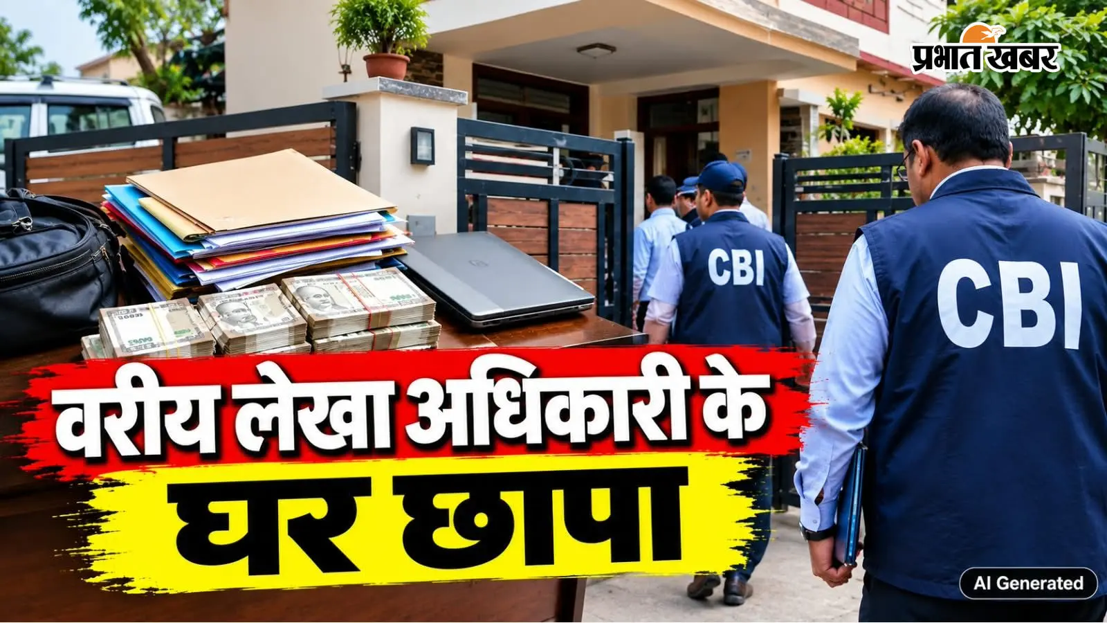 वरीय लेखा अधिकारी के आवास से 60 लाख की संपत्ति के कागजात जब्त, CBI की जांच तेज