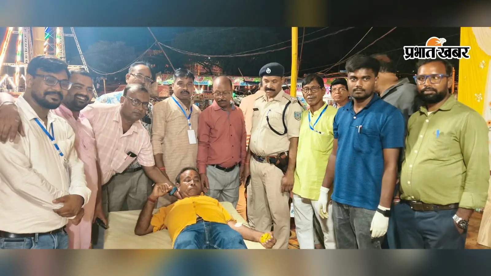 जामताड़ा में गणेश पूजा समिति का रक्तदान शिविर, 25 यूनिट रक्त संग्रह